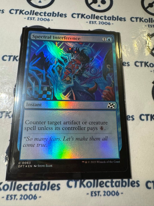 2025 MTG AETHERDRIFT Spectral Interference # C 0063 Foil