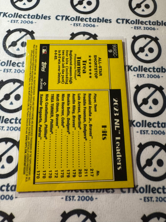 2025 Topps Series 2 Baseball Trea Turner Silver Mojo 35th #90ASC-9 Phillies