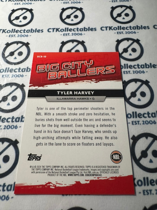 2023-24 Topps NBL Tyler Harvey Big City Ballers #BCB-10 Hawks