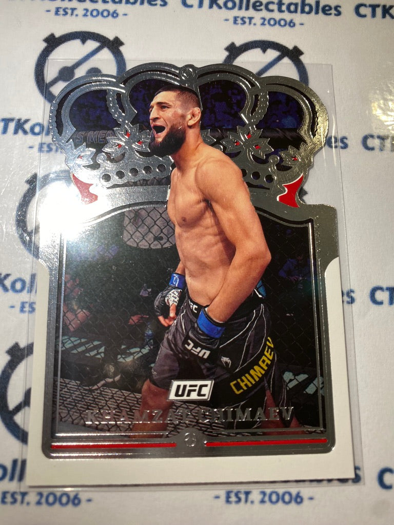2022 UFC Panini Chronicles Crown Royale Khamzat Chimaev #118