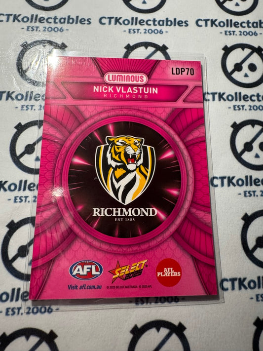2025 AFL Footy Stars Luminous Nick Vlastuin #LDP70 Dragon Scales PINK Tigers
