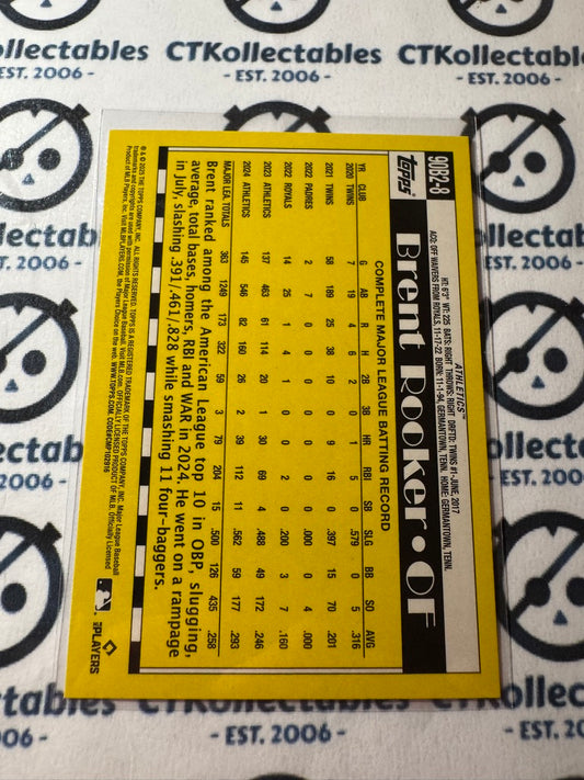 2025 Topps Series 2 Baseball Brent Rooker 35th Anniversary #90b2-8 Athletics