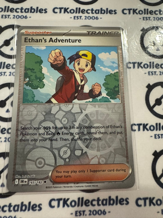 Ethan's Adventure Reverse Holo #165/182 Scarlet & Violet Destined Rivals