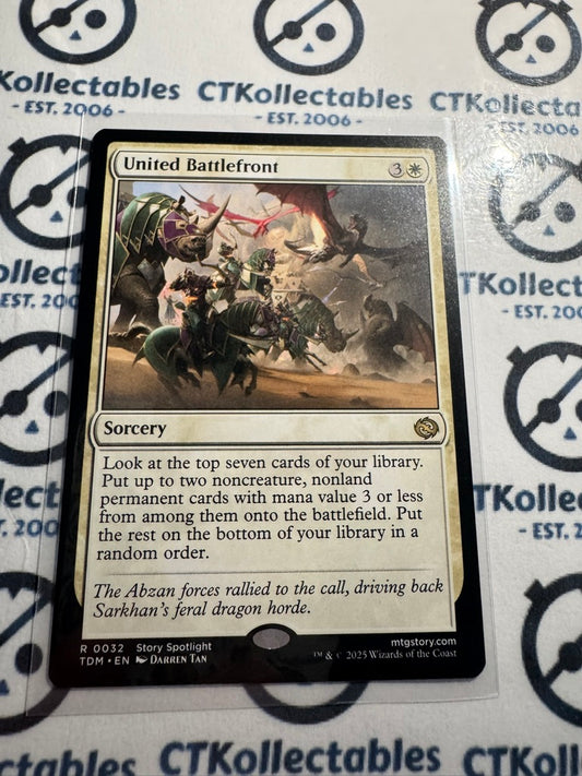 Magic The Gathering Tarkir Dragonstorm 0032 United Battlefront R