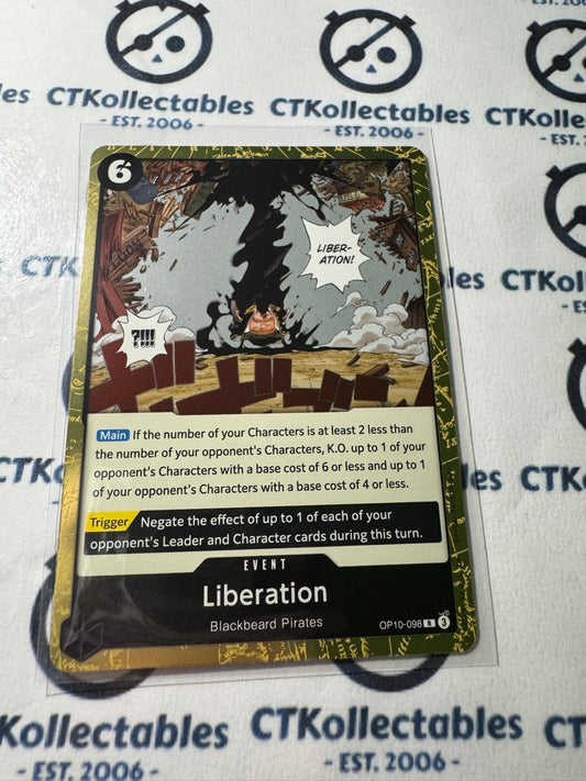 One Piece TCG Liberation FOIL Card OP10-098 R Royal Blood NM/M