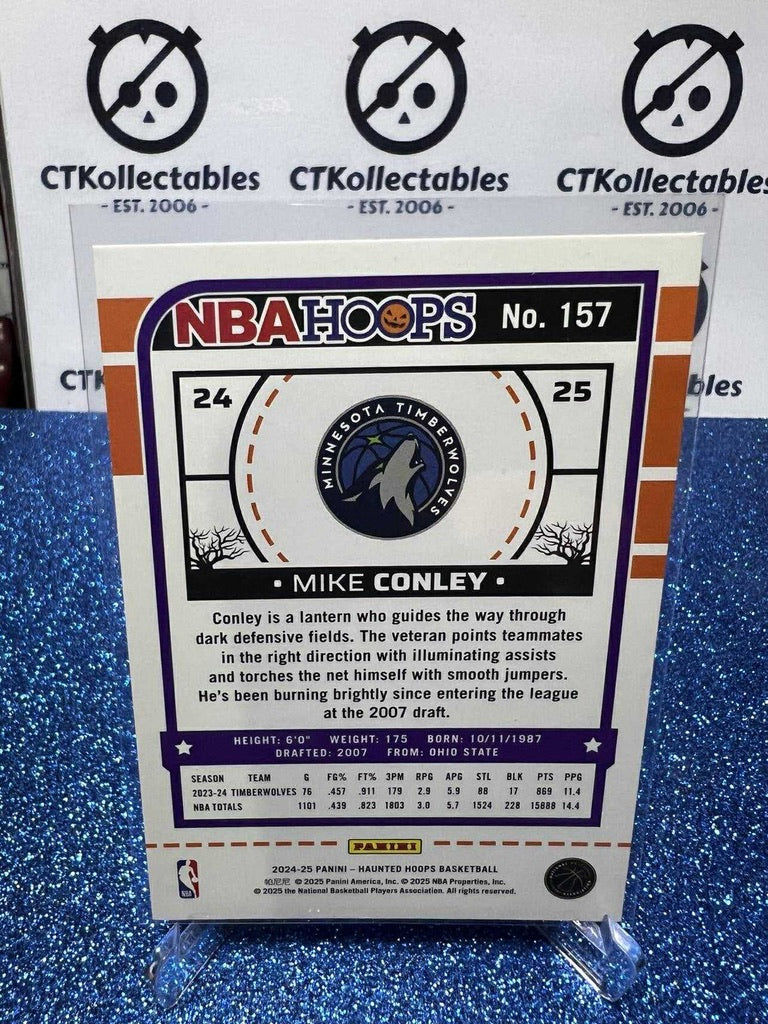 2024-25 Panini NBA HAUNTED HOOPS Orange Pumpkin #157 Mike Conley