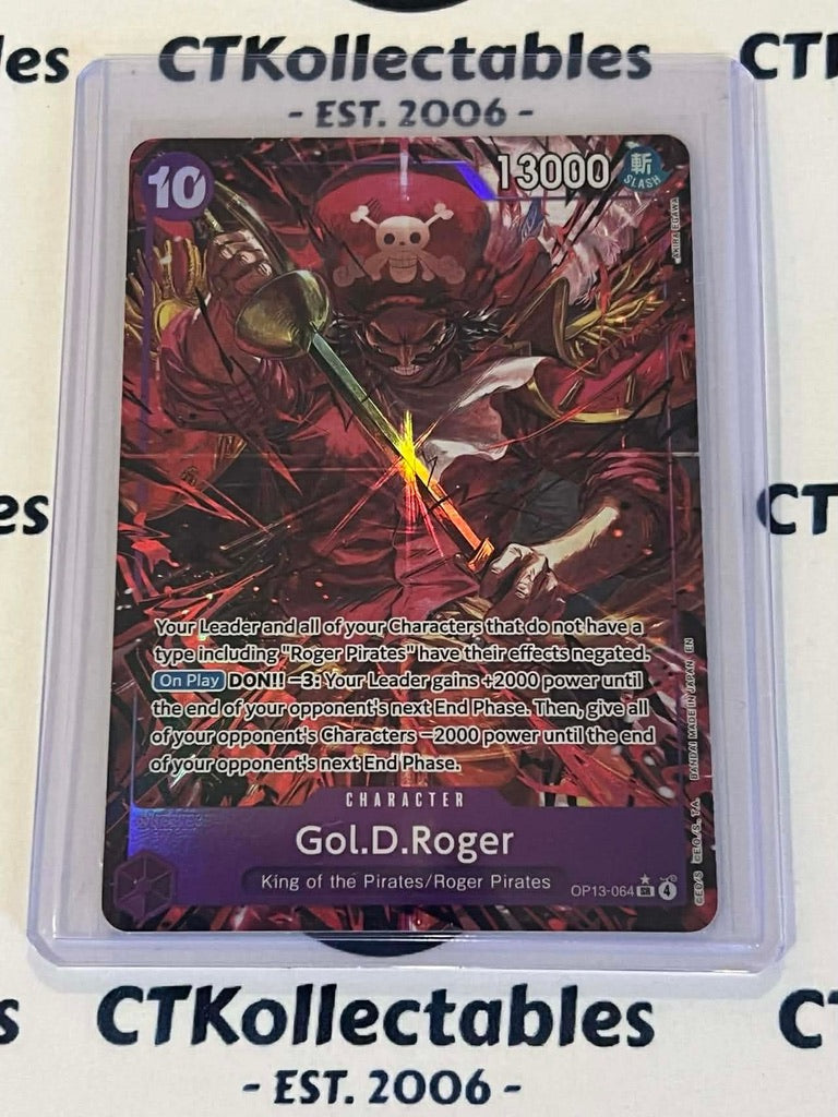 One Piece - Carrying on his will OP13-064 – Gold.D.Roger SR Alt Art