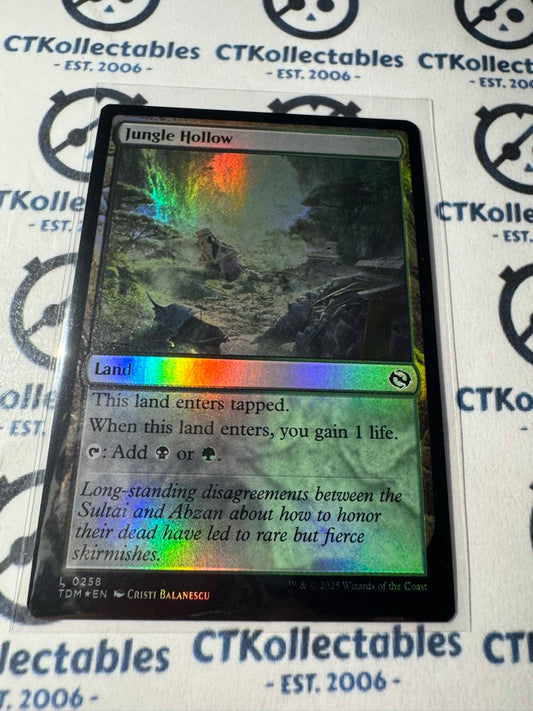 Magic The Gathering Tarkir Dragonstorm 0258 Jungle Hollow C