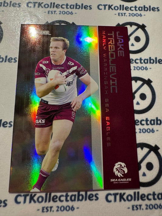 2025 NRL Traders Silver Parallel PS 062 JAKE TRBOJEVIC SEA EAGLES