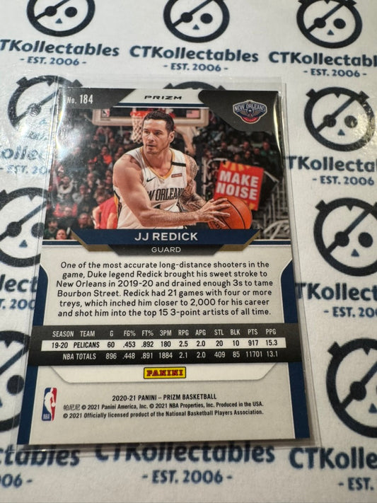 2020-21 NBA Panini Prizm JJ Redick Green Prizm #184 Pelicans