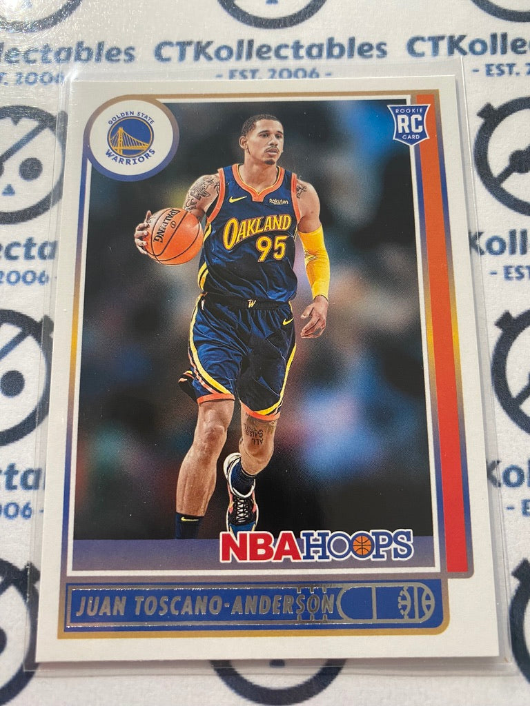 2021-22 NBA Hoops Juan Toscano-Anderson rookie #248 Warriors