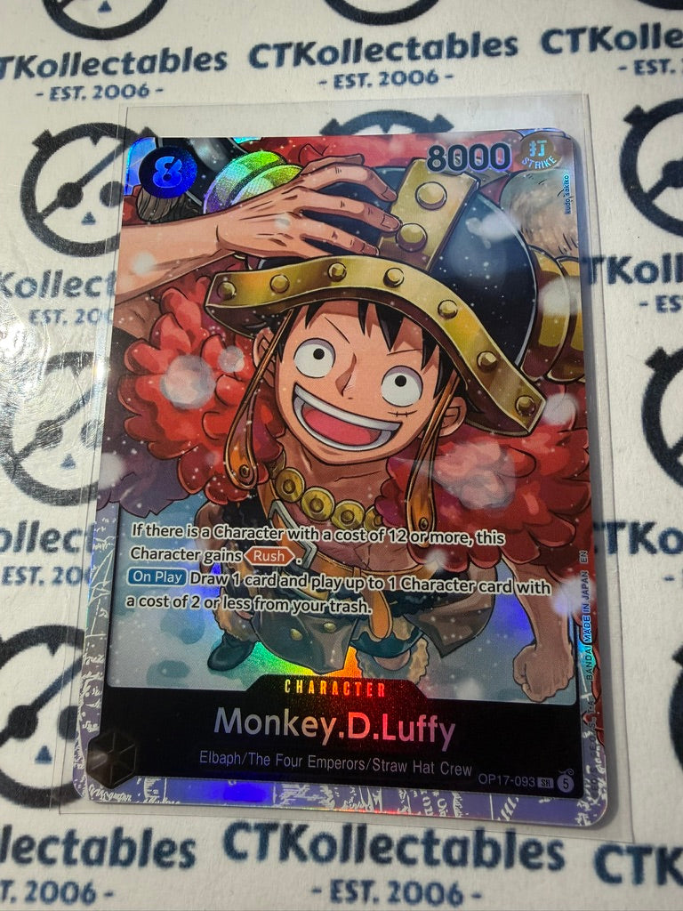 Monkey.D.Luffy SR OP17-093 One Piece The World's Strongest Warrior ENG