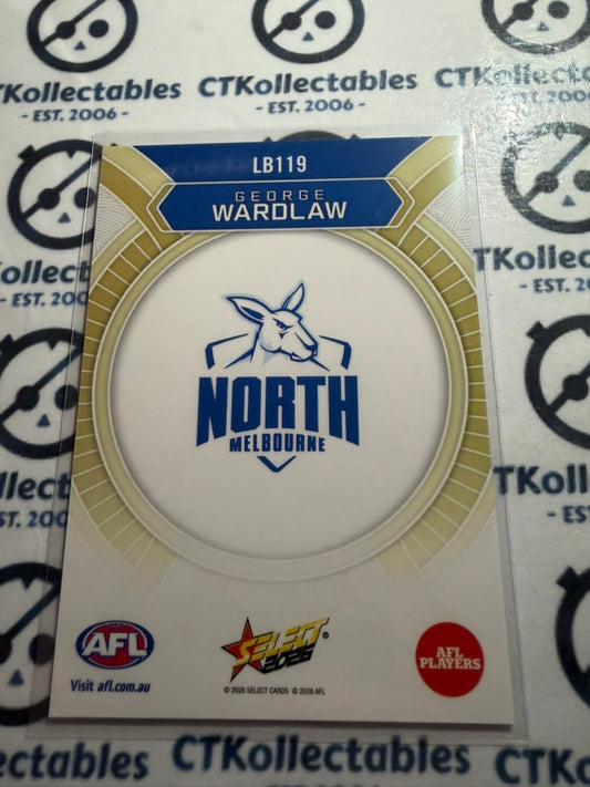 2026 Select AFL Footy Stars Luminous LB119 George Wardlaw Kangaroos