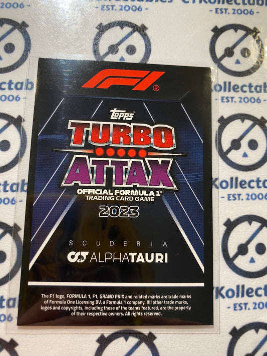 2023 Topps Turbo Attax F1 -Foil Yuki Tsunoda Superstar #288
