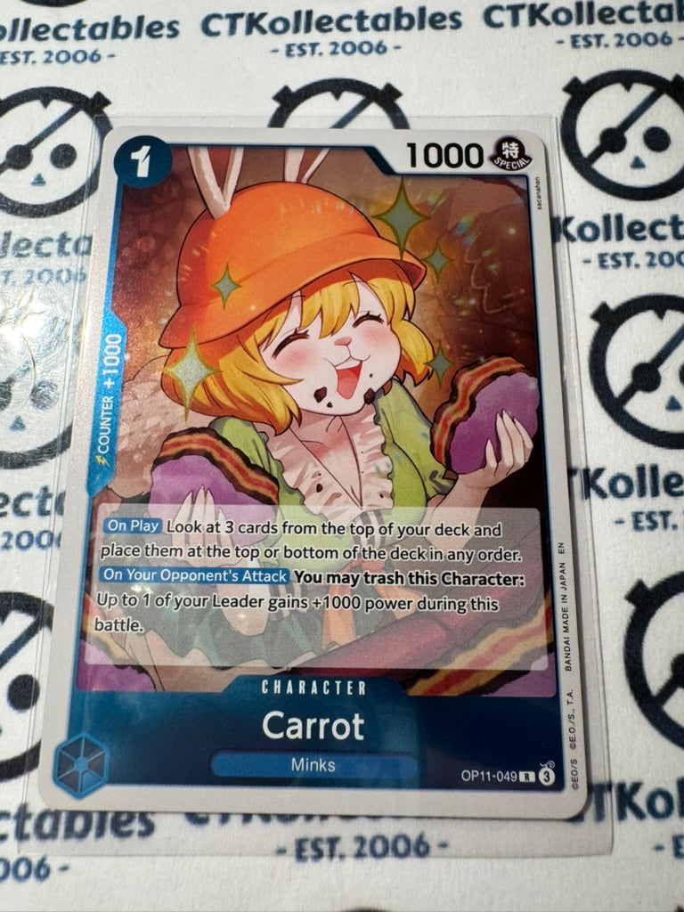 One Piece TCG Carrot OP11-049 FOIL A Fist of Divine speed NM/M