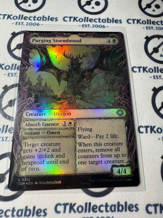 Magic The Gathering Tarkir Dragonstorm 0315 Purging Stormbrood SHOWCASE