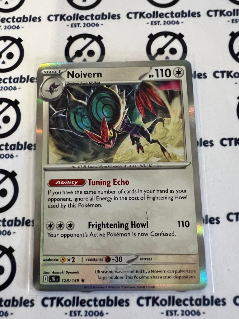 Noivern Holo Rare #128/159 Journey Together Pokemon Card TCG