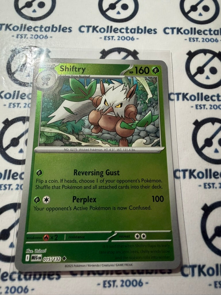 Shiftry Reverse Holo Mega Evolution #015/132 Pokemon