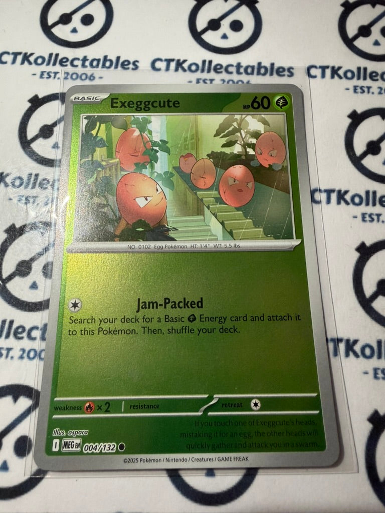 Exeggcute Reverse Holo Mega Evolution #004/132 Pokemon