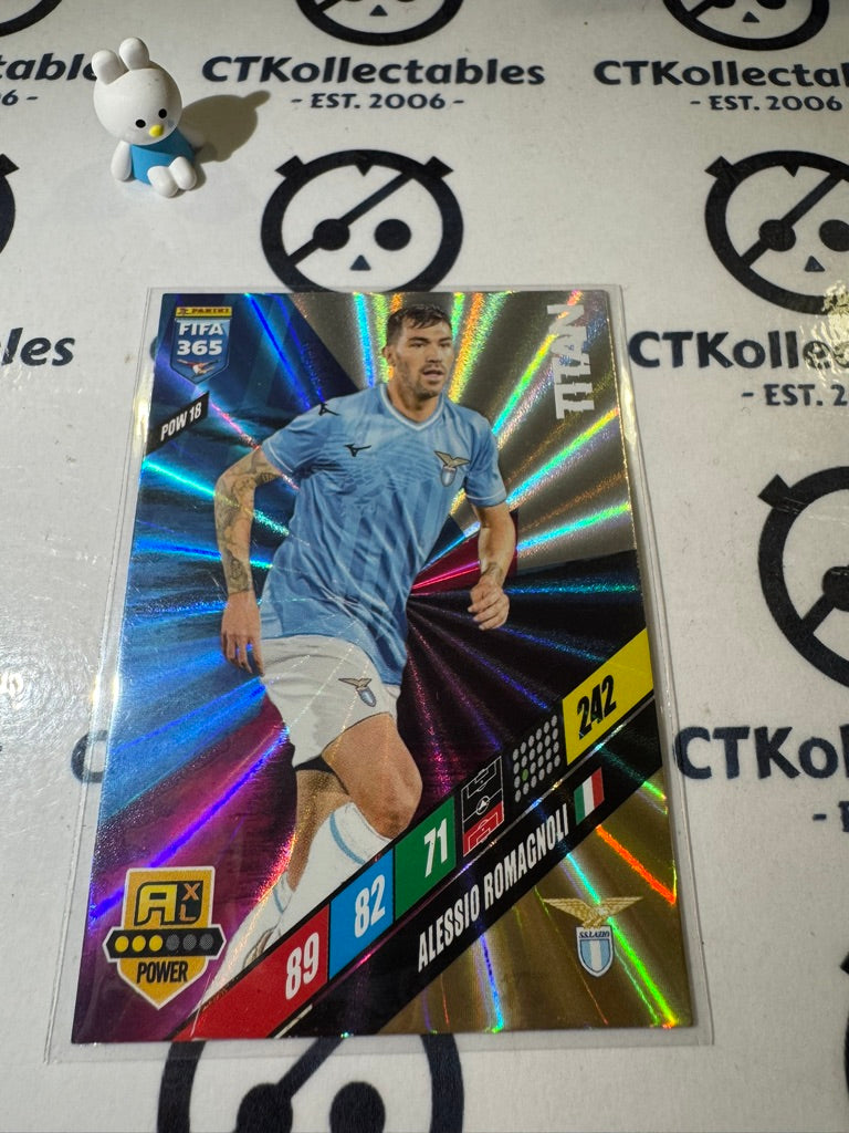 2024 PANINI ADRENALIN XL FIFA 365 ALESSIO ROMANOLI TITAN #POW 13 SOCCER CARD