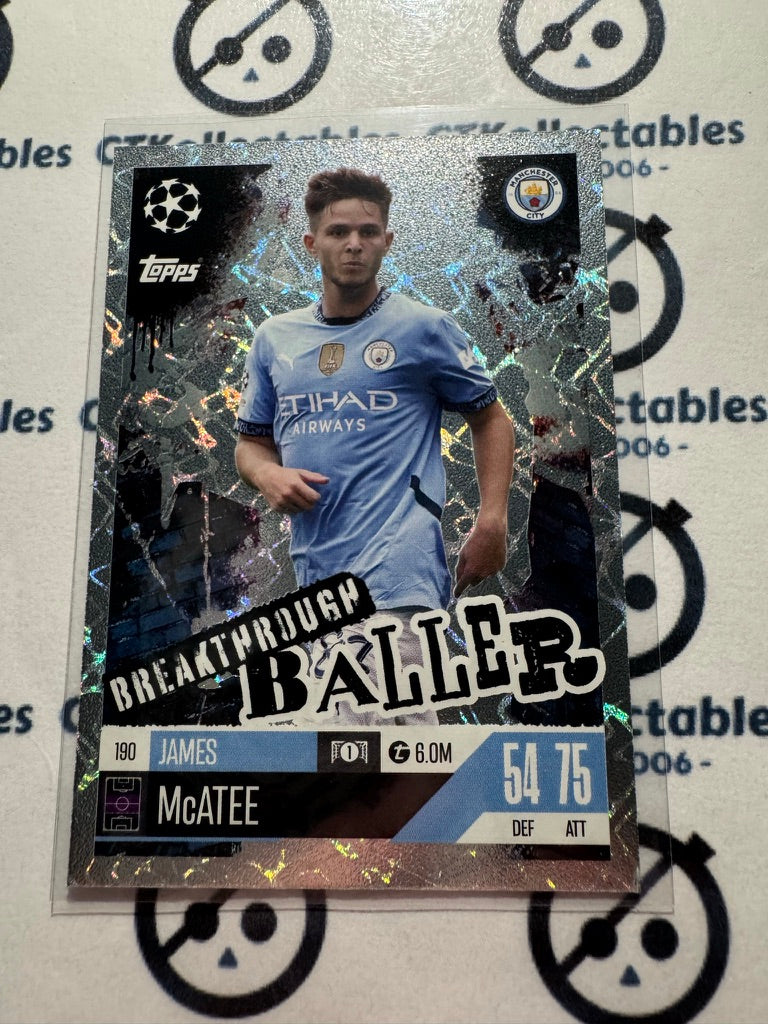 24/25 TOPPS MATCH ATTAX James Mcatee Breakthrough Baller #190