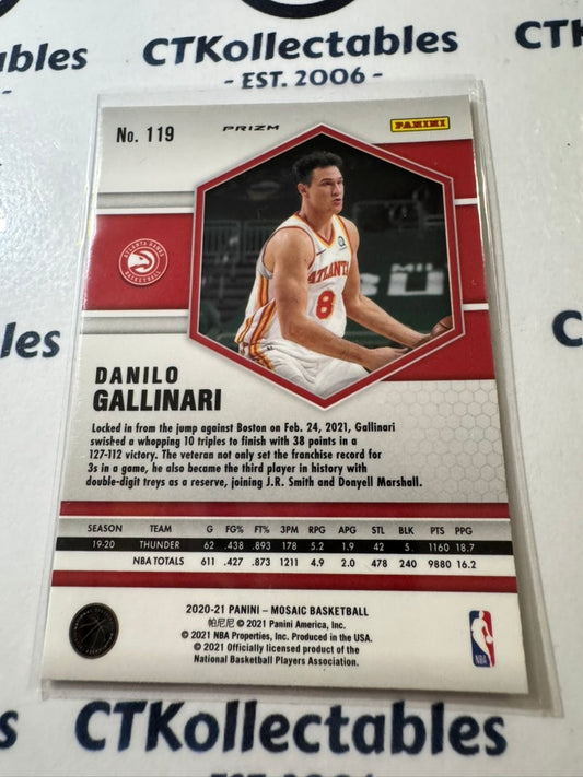 2020-21 Panini Nba Mosaic Danilo Gallinari Pink Prizm #119 Hawks