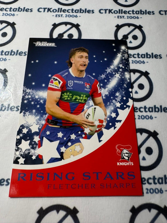 2025 NRL Traders Rising Stars RS 26 / 51  KNIGHTS FLETCHER SHARPE