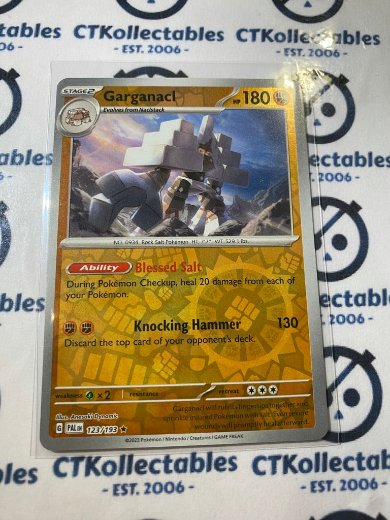 Garanacl Reverse Holo #123/193 2023 Paldea Evolved Pokemon Card
