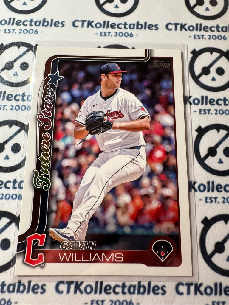 2025 Topps Series 2 Baseball Gavin Williams Future Stars #554 Guardians