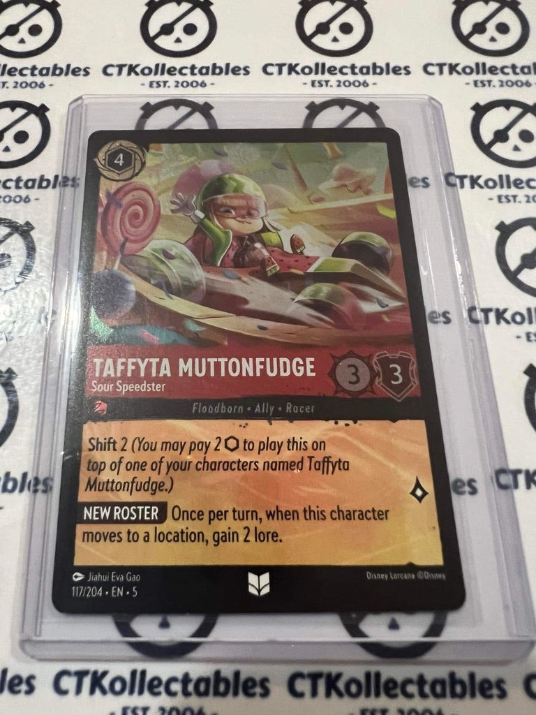 2024 Disney Lorcana Shimmering Skies COLD Foil Taffyta Muttonfudge 117/204