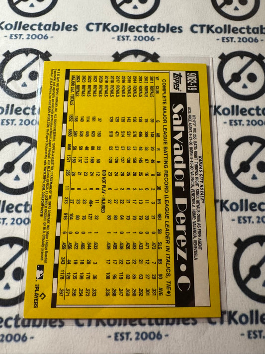 2025 Topps Series 2 Baseball Salvator Perez 35th Anniversary #90b2-19 Royals