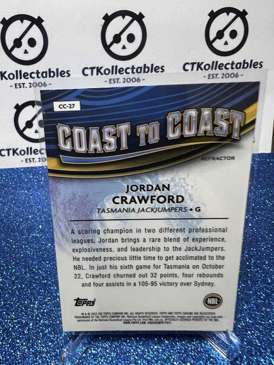 2023-24 Topps Chrome NBL Coast to Coast #CC-27 Jordan Crawford Refractor
