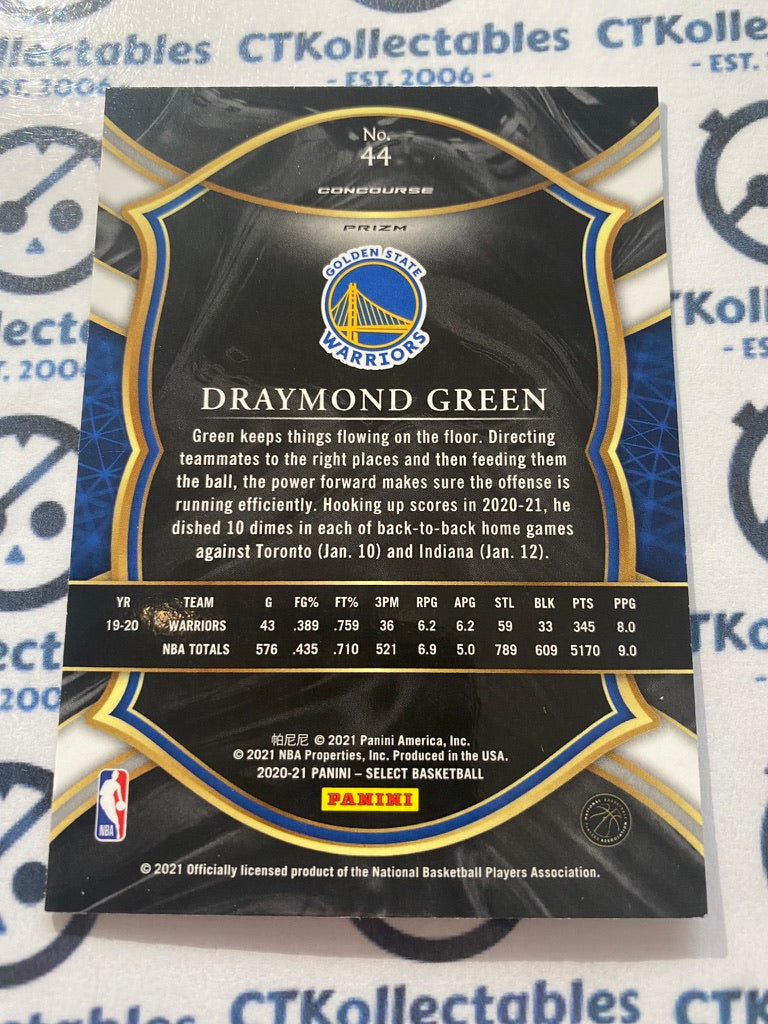 2020-21 NBA Select Draymond Green Silver Prizm Concourse #44 Warriors