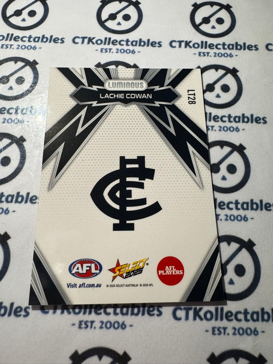 2025 AFL Footy Stars Thunderbolt LT28 Lachie Cowan Blues