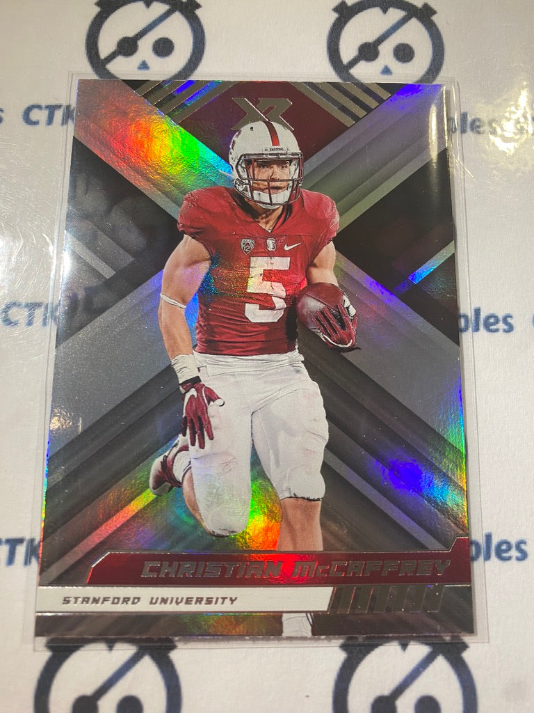 2023 NFL Panini Chronicles Draft Picks XR Christian Mccaffrey #18 49ers