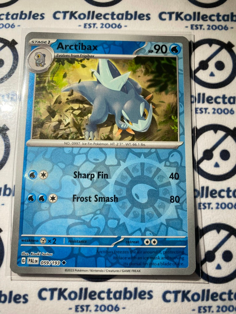 arctibax pokemon card Arctibax Reverse Holo #059/193 2023 Paldea Evolved Pokemon Card – CTKollectables