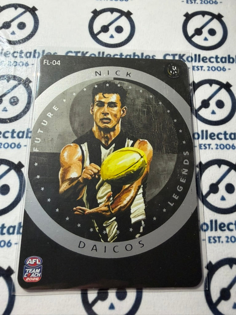 2026 Teamcoach AFL Future Legends Nick Daicos FL-04 Magpies