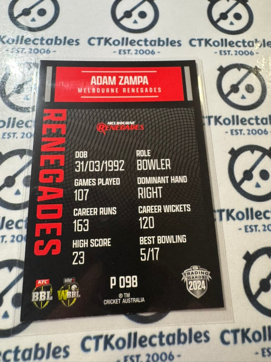 2024/25 TLA Cricket Traders Parallel Special P 098 Adam Zampa