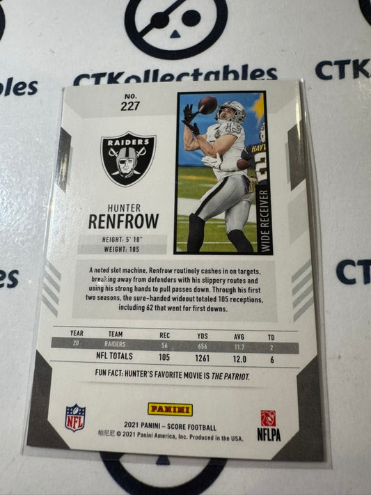 2021 NFL Score Hunter Renfrow Lava #483/575 Raiders