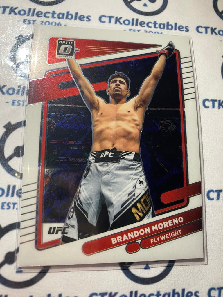 2022 UFC Panini Optic Base #14 Brandon Moreno - Flyweight