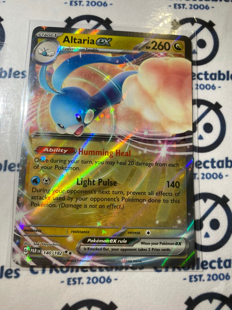 Altaria EX Ultra Rare #140/182 2023 Paradox Rift Pokmon TCG CTKollectables Altaria EX Ultra Rare #140/182 2023 Paradox Rift Pokmon TCG CTKollectables