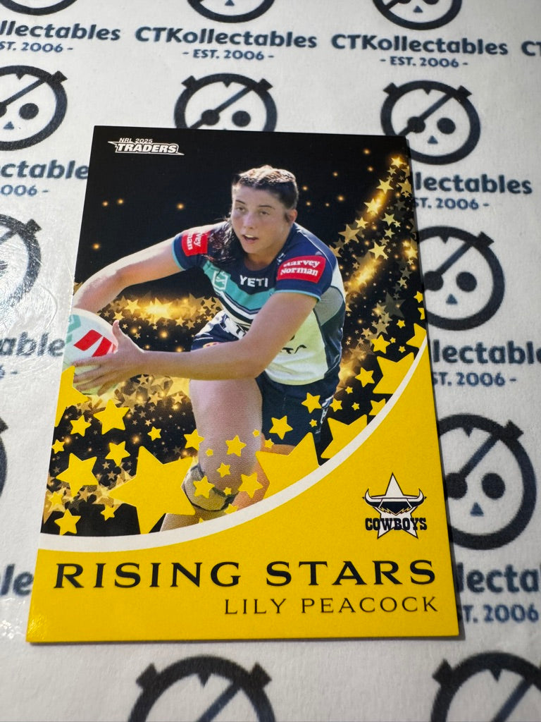 2025 NRL Traders Rising Stars RS 30 / 51 COWBOYS LILY PEACOCK