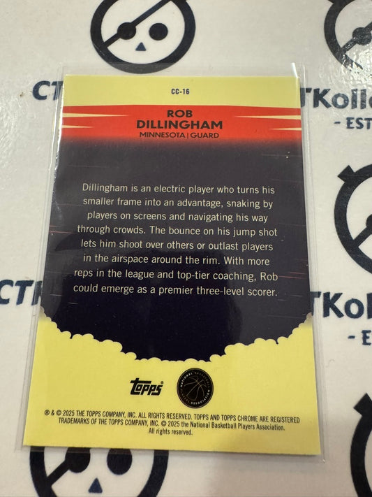2024/25 Topps NBA Chrome Rob Dillingham countdown complete Green Refractor CC-16