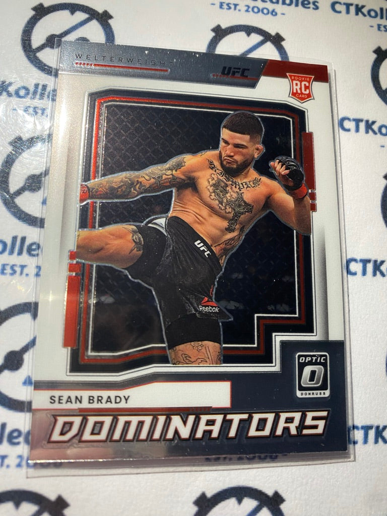 2022 UFC Panini Optic Dominators Sean Brady #15 Welterweight