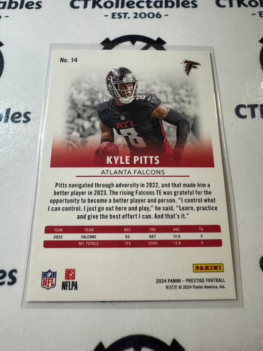 2024 NFL Prestige Dots Xtra Points #14 Kyle Pitts Atlanta Falcons