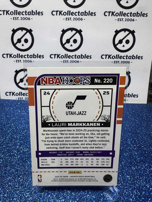2024-25 Panini NBA HAUNTED HOOPS Orange Pumpkin #220 Lauri Markkanen Utah Jazz