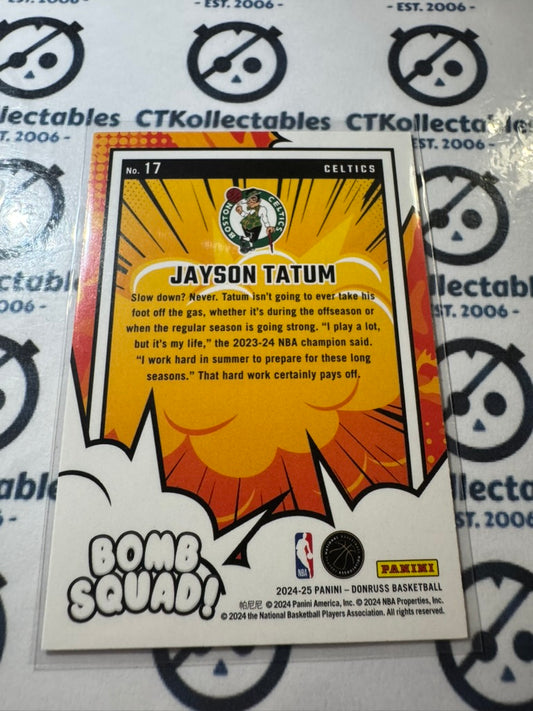 2024-25 NBA Panini Donruss Jayson Tatum Bomb Squad ! #17 Celtics