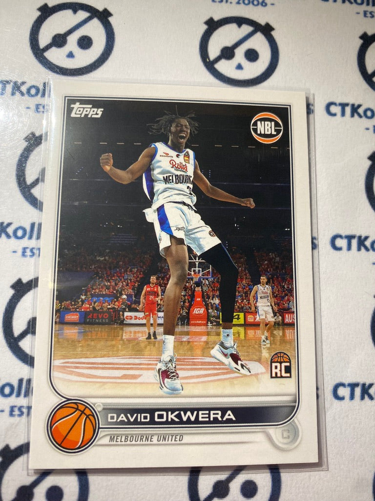 2022-23 Topps NBL Rookie Card - David Okwera #49 RC