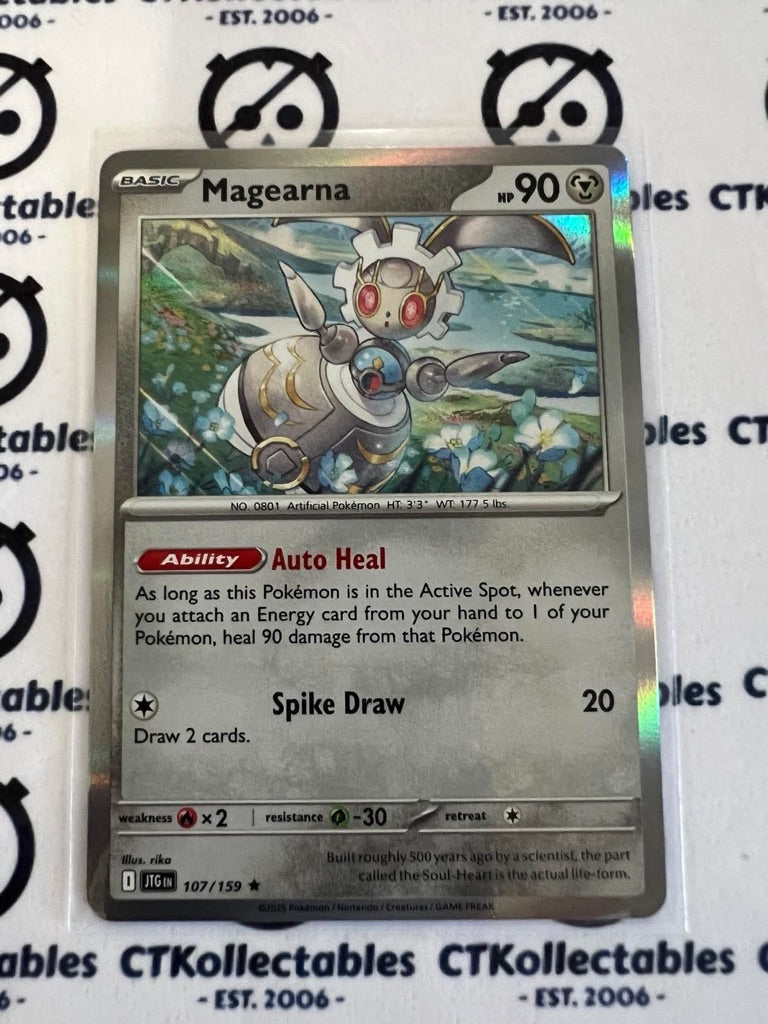 Magearna Holo Rare #107/159 Journey Together Pokemon Card TCG
