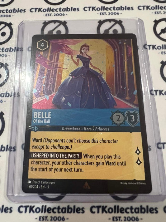 2024 Disney Lorcana Shimmering Skies COLD Foil Belle 158/204
